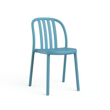 Krzesło Sue Lama niebieskie z tworzywa