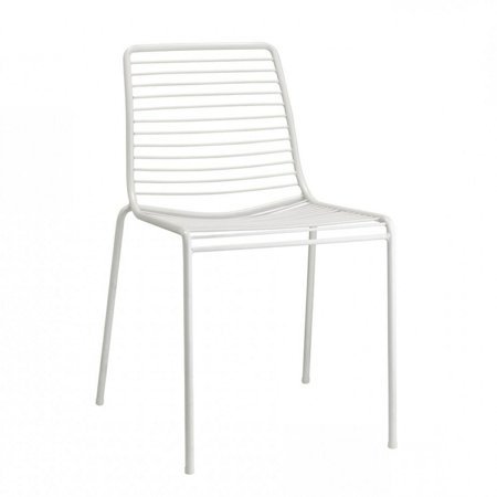 Krzesło Summer białe metalowe