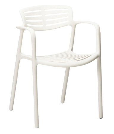 Krzesło Toledo Aire białe z tworzywa