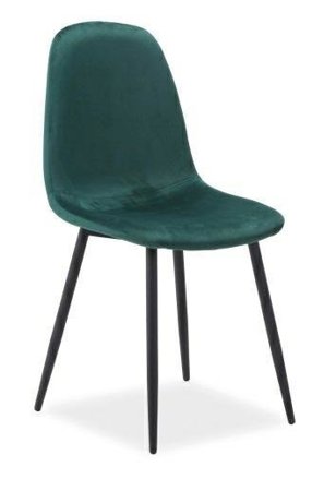 Krzesło Trip Velvet - ciemny zielony