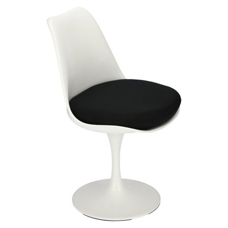 Krzesło Tul inspirowane Tulip Chair biały/czarny