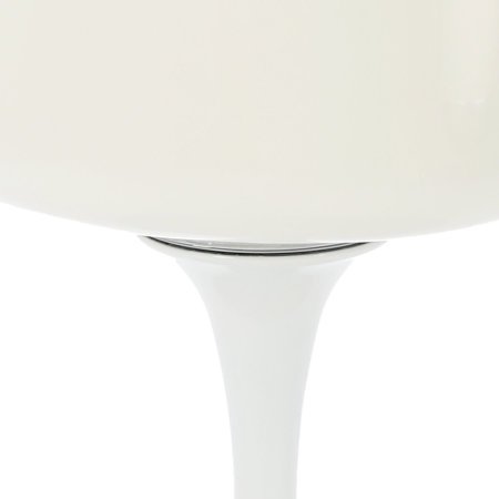 Krzesło TulAr inspirowane Tulip Armchair biały/czarny