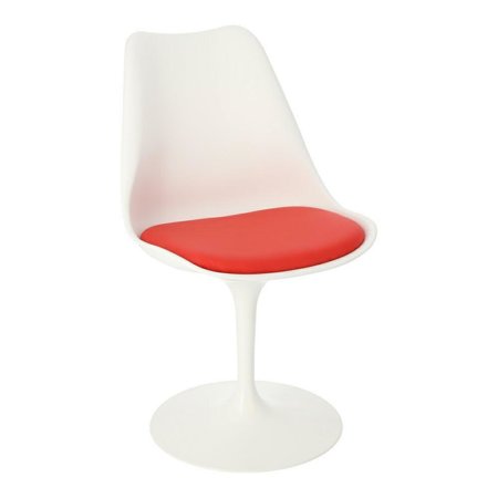 Krzesło Tulip Basic białe/czerwo
