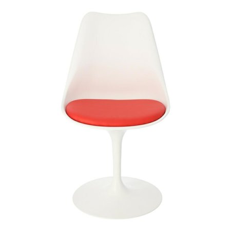 Krzesło Tulip Basic białe/czerwo