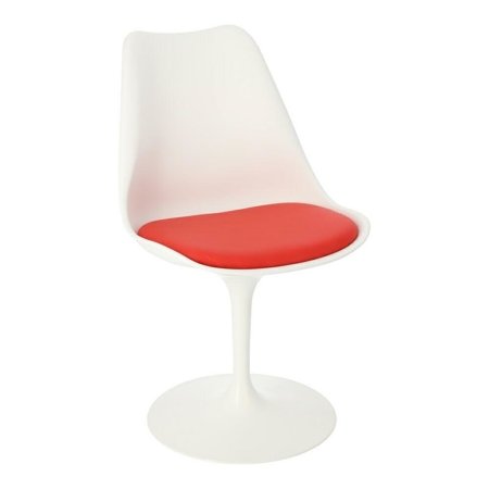 Krzesło Tulip Basic białe/czerwony