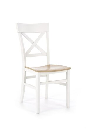 Krzesło Tutti białe/dąb miodowy