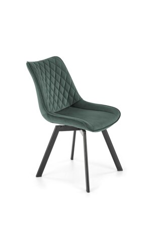 Krzesło Veroniq zielone przeszycia