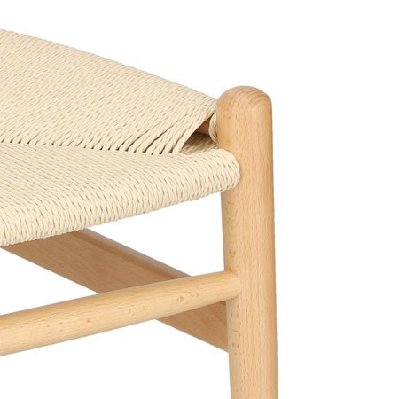 Krzesło Wicker Color naturalny/jasny brązowy inspirowane Wishbone