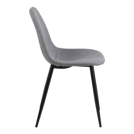 Krzesło Wilma Light Grey 21 tapicerowane