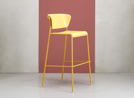 Krzesło barowe Lisa 75cm antracytowe nowoczesne
