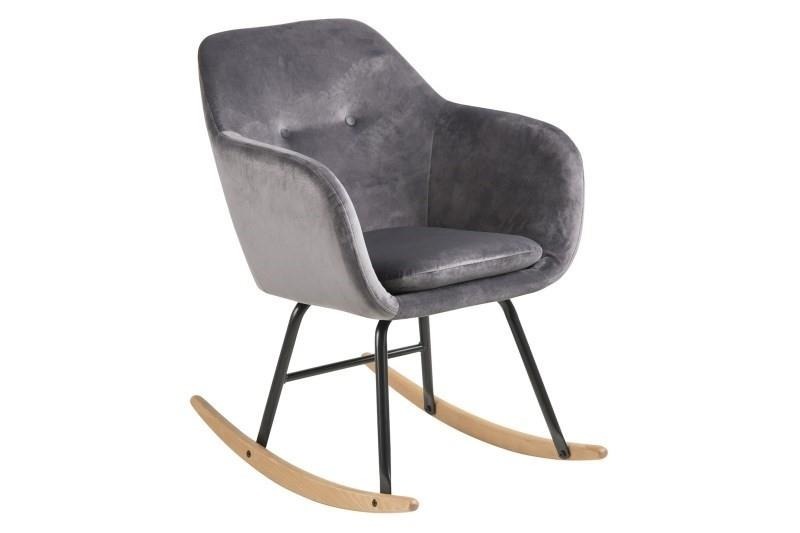 Krzesło bujane Emilia VIC dark grey