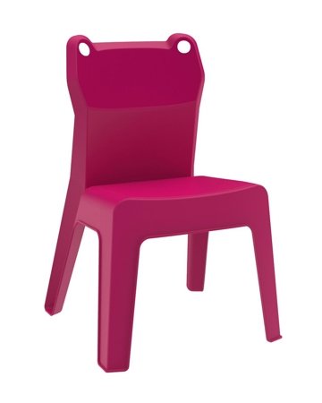 Krzesło dziecięce Jan Frog różowe
