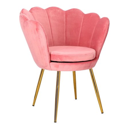 Krzesło muszelka Florencja VIC różowy ja