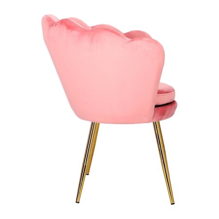 Krzesło muszelka Florencja VIC różowy ja