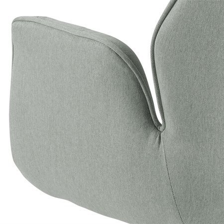 Krzesło obrotowe Aura light grey /black tapicerowane