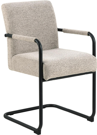 Krzesło z podłokietnikami Adele beżowe  