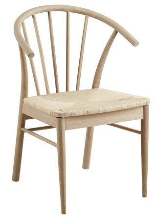Krzesło z podłokietnikami Cassandra naturalne