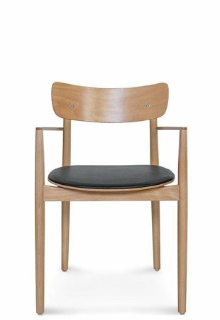 Krzesło z podłokietnikami Fameg Nopp B-1803 siedzisko twarde standard