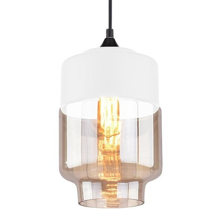 Lampa Manhattan Chic 2 White/Amber