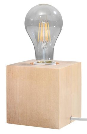 Lampa biurkowa ARIZ naturalne drewno