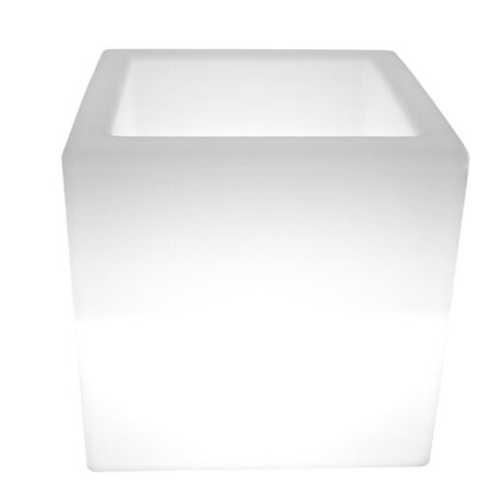 Lampa ogrodowa donica FLOWER CUBE LED  RGBW 16 kolorów 40 cm