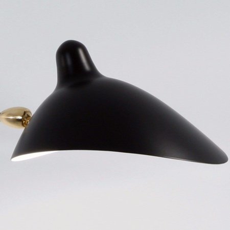 Lampa ścienna CRANE-1W czarna 99 cm