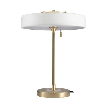 Lampa stołowa ARTDECO biało - złota