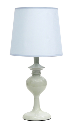 Lampa stołowa Berkane lampka 1x40W E14  błękitna