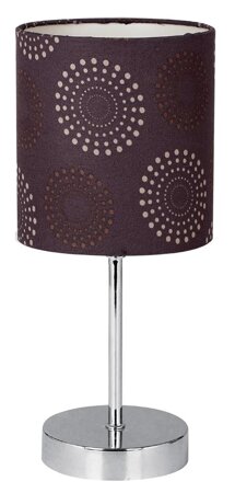 Lampa stołowa Emily 1x40W E14 brązowa