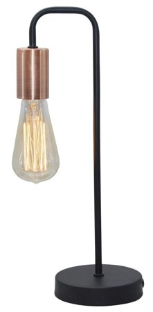 Lampa stołowa Herpe 1x60W E27 czarny