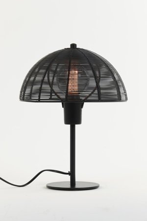 Lampa stołowa KLOBU czarna mat 25x33