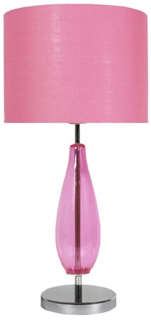 Lampa stołowa Marrone 1x60W E27 h-57  różowa