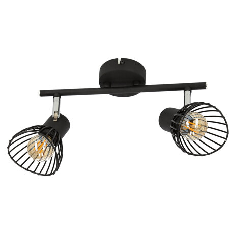 Lampa sufitowa Fly listwa 2x40W E14  czarny