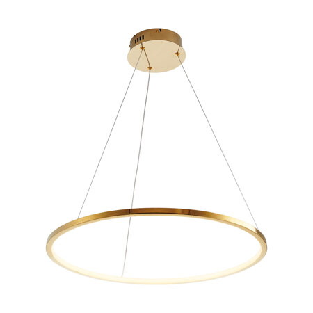 Lampa wisząca CIRCLE SLIM 60 LED złoty  60 cm