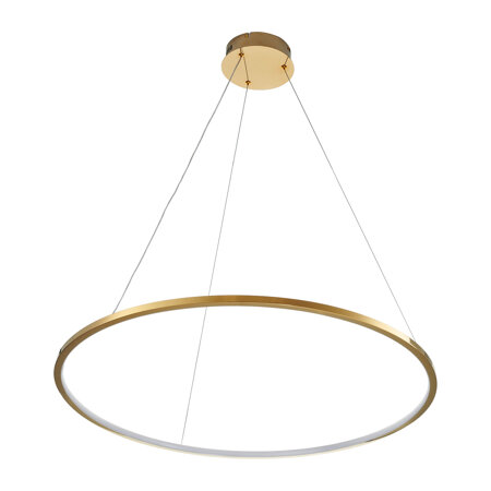 Lampa wisząca CIRCLE SLIM 80 LED złoty  80 cm