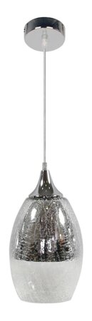 Lampa wisząca Celia 16 1x60W E27 srebrny