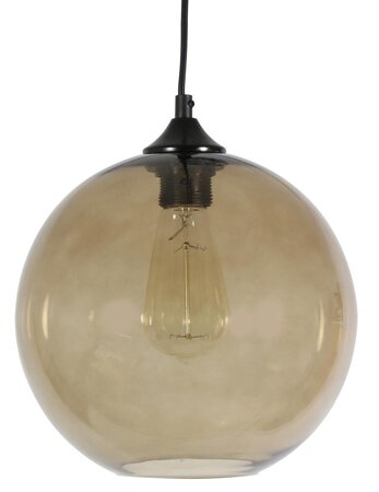 Lampa wisząca EDISON 25 1x60W E27  brązowy + żarówka