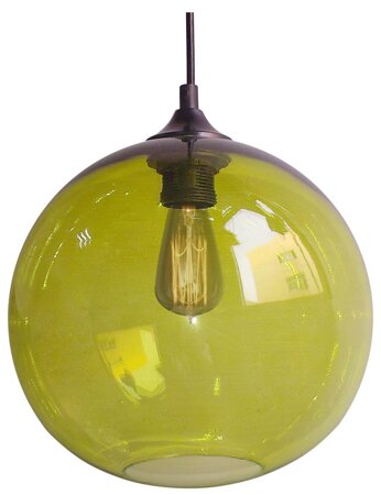 Lampa wisząca EDISON 25 1x60W E27  zielony + żarówka