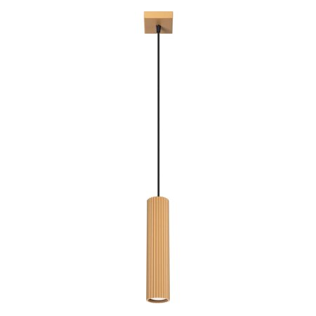 Lampa wisząca KARBON 1 złoty