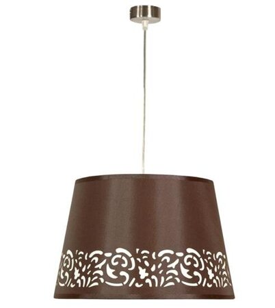 Lampa wisząca Kaszmir # #  35 1x60 E27  brązowy (abażur 77-20987 z zawiesiem 85-10608)