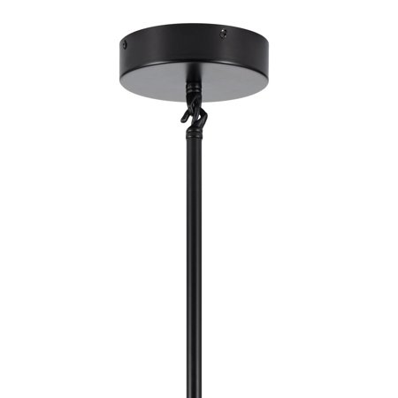Lampa wisząca MODERN ORCHID-6 bursztynowo czarna 130 cm