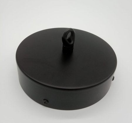 Lampa wisząca MODERN ORCHID-6 transparentno czarna 130 cm