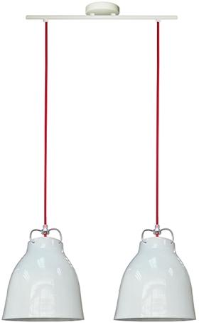 Lampa wisząca Pensilvania 20 2x60W E27  biały