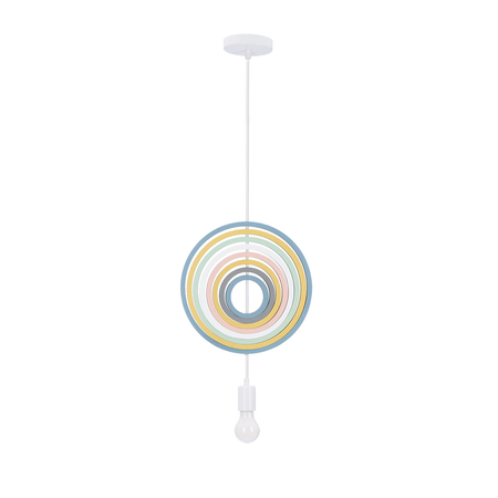 Lampa wisząca Single h8 1x20W E27 iq  kids mix kolor