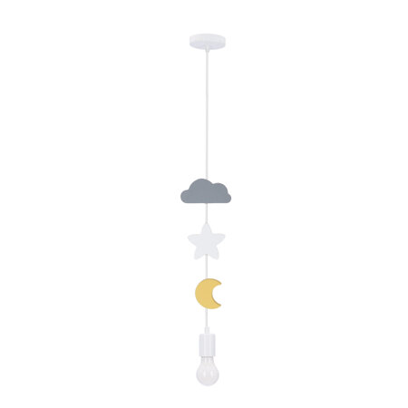 Lampa wisząca Single msc 1x20W E27 iq  kids mix kolor