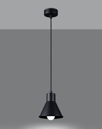 Lampa wisząca TALEJA 1 czarna [E27]