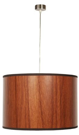 Lampa wisząca Timber 1x60W E27 dąb 30x20