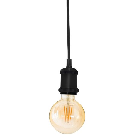 Lampa wisząca metalowa czarna