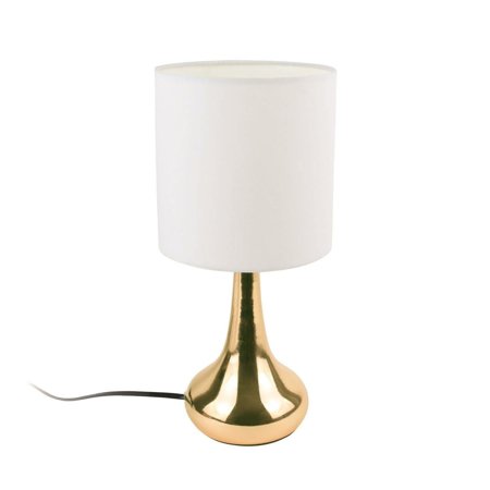 Lampka stołowa Perle złota/ biała