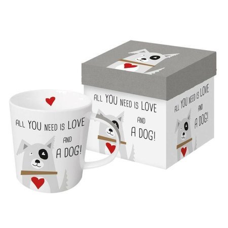 Love and Dog kubek w pudełku 350ml.